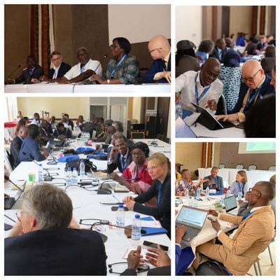 Collage of pictures - participants of the event