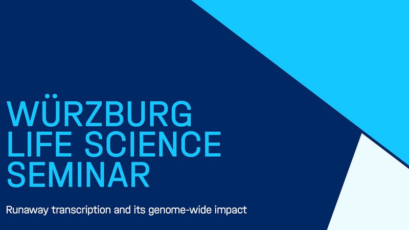 Würzburg Life Science Seminar: Gene-Wei Li